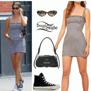 Reformation April Check Janie dress